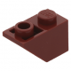 LEGO tetőelem fordított 45°-os 2×1, sötétpiros (3665)